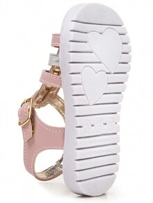 FZ Ferenzo Children's Sandals Kids Girls Girls Walking School Playing Light Soft Comfort - 乾枯玫瑰色 - 查看 5