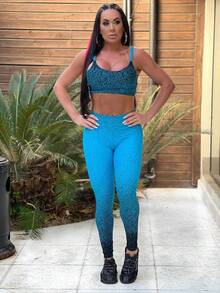 KIT4 Fitness Tie-Dy Legging Style And Comfort - Nhiều màu - Xem 2