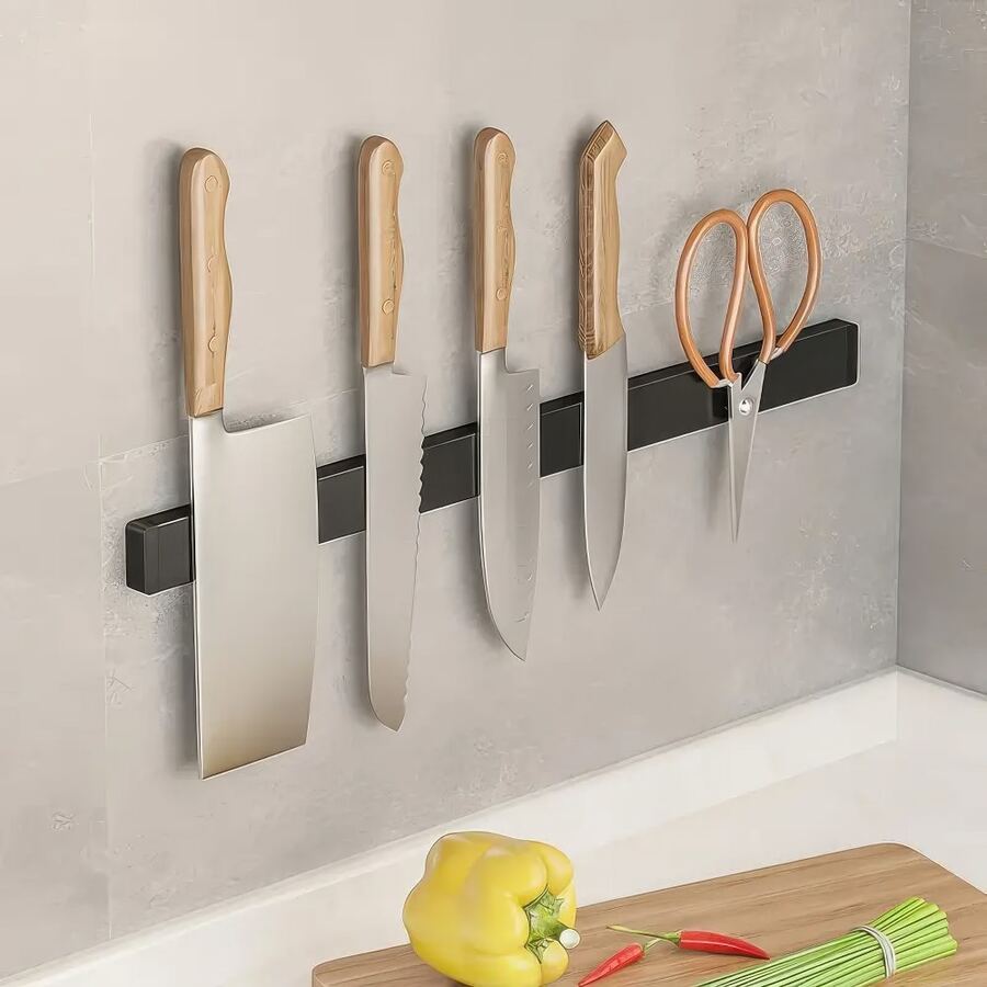 19,6 Zoll wandmontierter Messerhalter Edelstahl mit