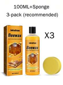 jakehoe 1/2/3 pezzi Detergente per pavimenti, prodotto per protezione, pulizia e manutenzione del pavimento in legno, sgrassante, anti-polvere, lucidante, detergente per pavimenti in legno e mobili (consegna casuale di versione nuova e vecchia)