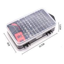 Precision Mechanic Tool Set Mini Screwdriver, 122 In 1 Mobile Phone Repair Tool Set For PC Computer Laptop Tablet Toy Watches Camera Glasses - Black Red - View 8