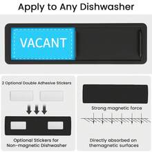 STLEKAN Letrero de ocupado/desocupado para oficina, señal de ocupado para puerta de baño, letrero de privacidad para baño doméstico y sala de conferencias, señal de ocupado/desocupado para restaurante y hotel - Multicolor - Ver 4