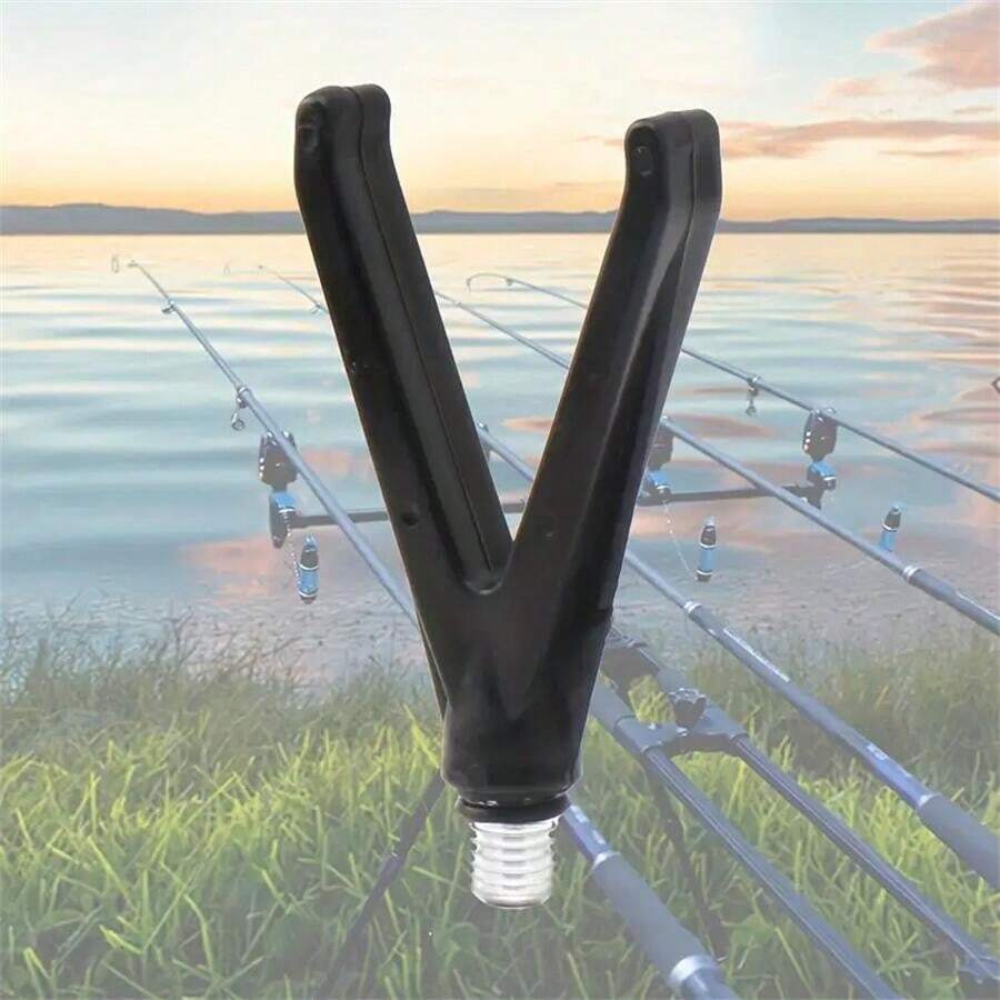 4pcs ABS Fishing Rod Holder Stand, VShaped Fishing Rod Rack Accessory