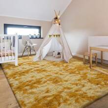 Alfombras modernas y esponjosas para sala de estar, dormitorio, alfombra morada de felpa de pelo alto para habitación de niñas, guardería, decoración del hogar, alfombra suave antideslizante para dormitorio de niñas