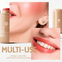 YOUNG VISION 6 Pocket Blush Stick For Natural Matte Lip And Cheek Portable Pocket Blush Cream - 彩色 - 查看 5