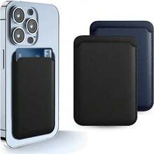 1 Gói Bao Da Đựng Thẻ Từ Tính Di Động Đựng Thẻ ID Tín Dụng Kinh Doanh Có Keo Dán, Tương Thích Với Apple IPhone 16, 15, 14 Pro Max Plus Series - Nhiều màu - Xem 7
