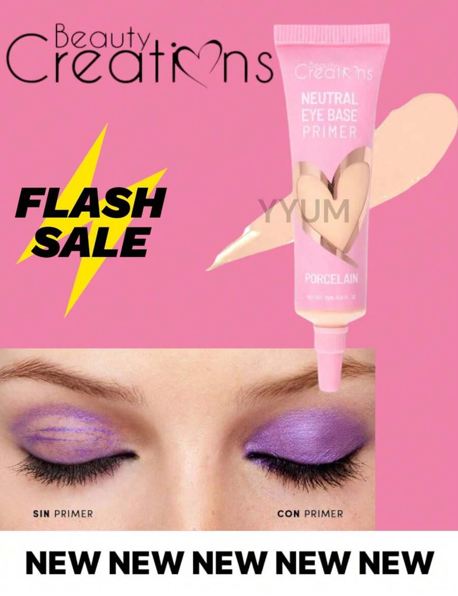 Primer para sombras parpados Prebase ojos Beauty Creations ORIGINAL - TONO ''PORCELAIN'' - Ver 1