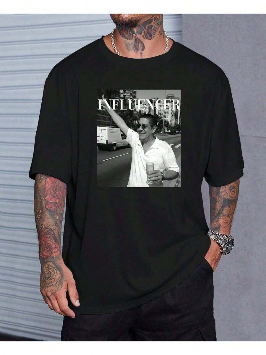 Vintage Zeca Pagodinho Beer Meme Influencer Ze Retro T-Shirt - màu đen - Xem 1