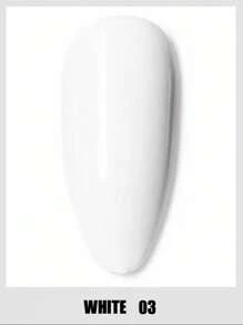 15ML经典常用必备指甲油乳白色纯白色纯黑色透黑色乳白色A色美甲店专用指甲胶 - 彩色 - 查看 5