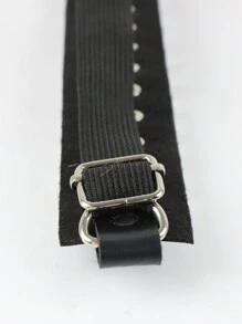 1 件女式朋克子弹装饰性感腿环大腿吊袜带服装配饰皮革束带腿带万圣节角色扮演道具