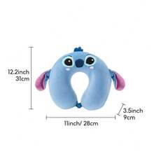 Miniso Almohada en forma de U con peluche de Lilo y Stitch de , suave y cómoda (Stitch) - Unitalla - Ver 11