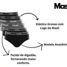 Kit With 6 Cotton Briefs Mash 111.37 - Nhiều màu - Xem 3