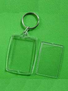 Móc chìa khóa khung ảnh DIY, Khung ảnh treo Acrylic vui nhộn để trang trí xe hơi - Nhiều màu - Xem 12