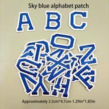 10 pièces/Set de patchs en tissu numériques simples de 0 à 9, 26 pièces/Set de patchs de lettres de l'alphabet et de chiffres, autocollants de broderie DIY pour vêtements, chapeaux, sacs à dos, vestes, pantalons
