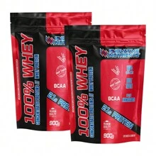 INNOVATIVE NUTRIENTS Kit 2x Whey Protein 100% 900g - Inovative Suplementos Flavor: Banana+Chocolate - Xem 1