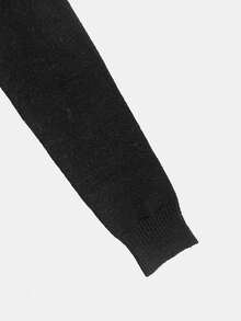 圆领撞色动物印花休闲宽松针织套头衫，秋冬新品