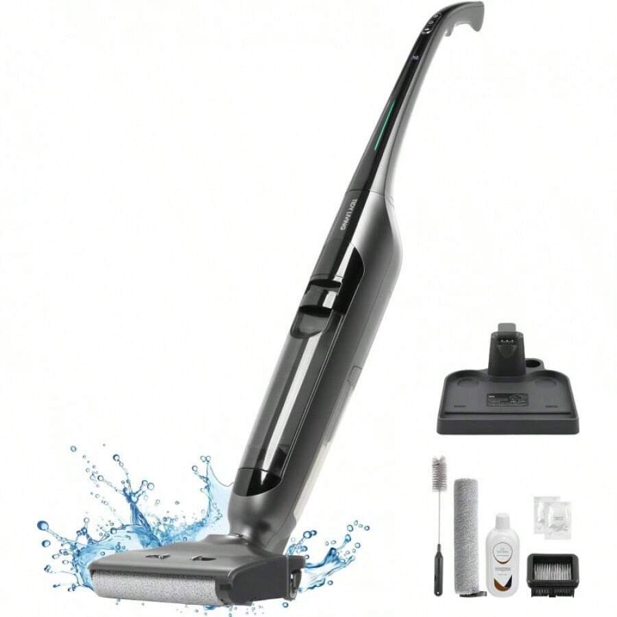 Wet Dry Vacuum Cleaner For Home, Cordless Vacuum And Mop Combo With