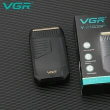 VGR Máquina de afeitar eléctrica portátil VGR V-375, recargable, de plástico, para acabado de afeitado para hombres