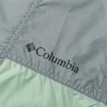 Columbia Áo khoác trùm đầu thời trang nam Boyfriend Style thoải mái thoáng khí du lịch ngoài trời thường ngày - xám/xanh - Xem 5