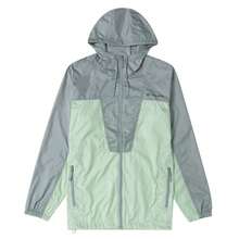 Columbia Áo khoác trùm đầu thời trang nam Boyfriend Style thoải mái thoáng khí du lịch ngoài trời thường ngày - xám/xanh - Xem 1