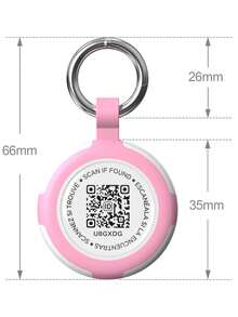 Thiết bị định vị bằng silicon cho thú cưng, thiết bị theo dõi chống thất lạc cho chó mèo, phù hợp với AirTag, cho vòng cổ/dây nịt cho thú cưng, túi xách, chìa khóa, người già, trẻ em - màu đen - Xem 2