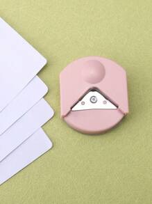 1pc Paper Photo Angle Trimmer & Corner Rounder Back To School,Back To School,School Supplies - Pink - View 12