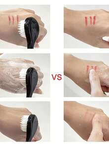 4 Cọ Rửa Mặt Hình Bầu Dục Bằng Lông Silicon - Tẩy Tế Bào Chết Nhẹ Nhàng Cho Làn Da Mịn Màng Rạng Rỡ, Tẩy Trang Hiệu Quả Và Chăm Sóc Da Hàng Ngày - Không Mùi Dành Cho Mọi Loại Da - Nhiều màu - Xem 4