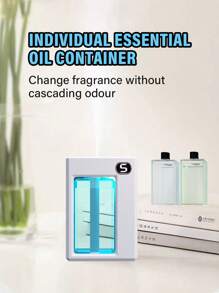 壁挂式香薰扩散器 超声波雾化可调节香薰扩散器 带电池供电 白色 - 彩色 - 查看 10