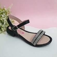 NTH Girls' Rhinestone Heeled Sandals