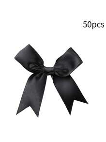 50 pièces Nœud d'emballage cadeau, mini nœud décoratif pour emballage de cadeau