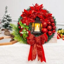 1 Pc Novos Enfeites de Natal Cena Decoração Adereços Jesus Guirlanda de Natal Porta Pendurada, Enviar Amigos, Enviar Presentes para a Família