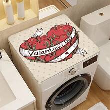 1 tấm thảm chống bụi máy giặt in hoa, tấm lót thấm hút nhanh khô, thích hợp cho máy giặt & máy sấy, thảm hiện đại tiện dụng cho phòng giặt và trang trí nhà bếp - Nhiều màu - Xem 8