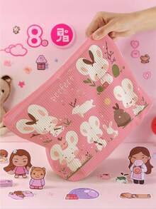 1 túi đựng đồ vệ sinh cá nhân in hình thỏ cô gái người tuyết hoạt hình, túi đựng đồ du lịch cho bãi biển, hồ bơi, đồ bơi, du lịch, đựng mỹ phẩm, đồ trang điểm, cọ, chăm sóc da, điện thoại, tiền xu, đồ dùng nhỏ, thích hợp cho gia đình, quà tặng, ngày lễ, Halloween, Giáng sinh, sử dụng đa năng cho thanh thiếu niên, trường học, đồ trang điểm, đồ đựng trong phòng tắm - Nhiều màu - Xem 11