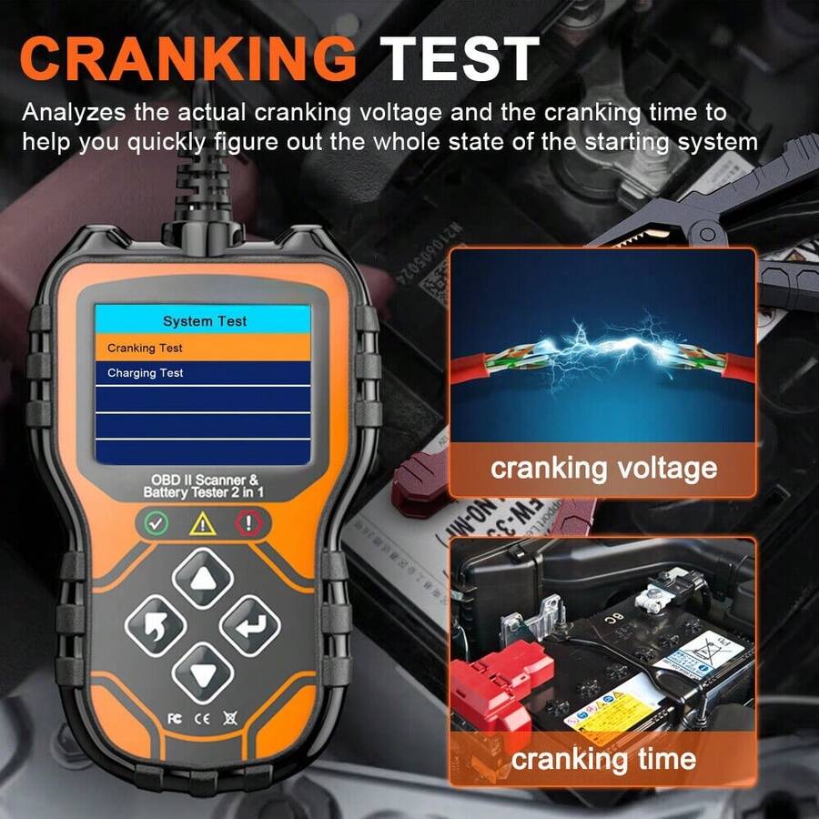 Automotive OBD2 Scanner Car Code Reader Check Engine Light OBDII