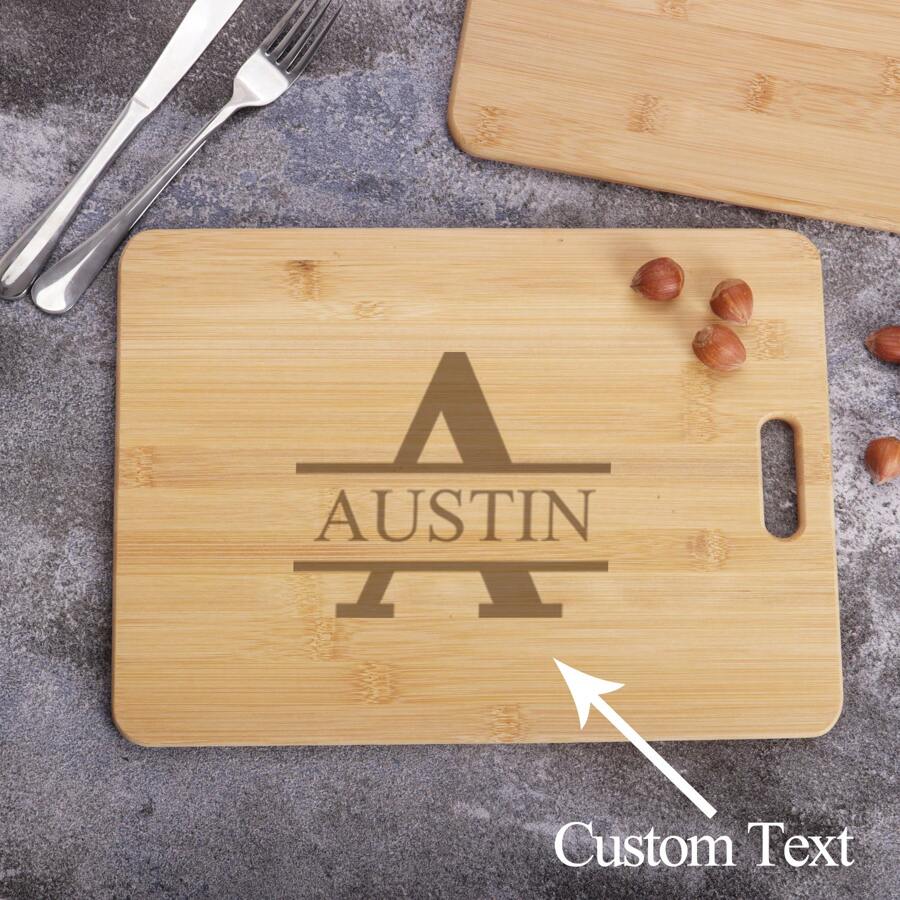 Personalized Bamboo Cutting Board, Custom Cheese Board, Christmas Gifts, Anniversary Gifts, Personalized Wedding Gifts, Housewarming Ideals, Family Gifts, Mother's Gifts, Gift For Father, Custom Kitchen Cutting Board, Engraved Bamboo Cutting Board