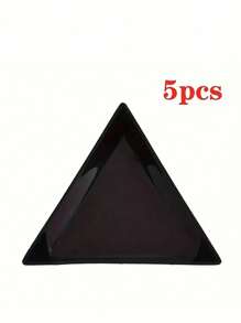 4/5/40PCS Triangle Rhinestone Nail Art Storage Box - Multi-Functional Plate Tray Holder And Compact Container For Nail Art Supplies, Jewelry Glitter Cup, And Decoration Dotting Tool - Complete Set For Nail Art Enthusiasts