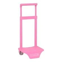 Safta Light Pink Daycare Trolley Pant.673C Resistant And Lightweight Backpack Trolley | Backpack Trolley With Adjustable Telescopic Handle, Ideal For School And Travel Outdoor Decor - Multicolor - View 3