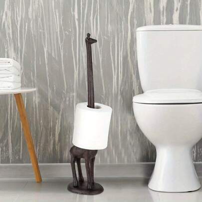 Cast Iron Animal Toilet Paper Holders Free Standing Novelty Roll Holders UK
