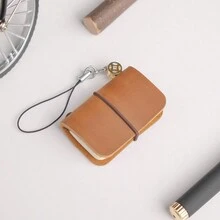 1 件超迷你口袋笔记本创意仿皮手工装饰笔记本多用途复古迷你手账本旅行便携笔记本 32 张/64 页尺寸 5 厘米 * 3 厘米/1.9 英寸 * 1.2 英寸 - 彩色 - 查看 7