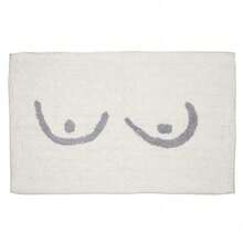 Non-Slip Bath Mat, Feminine Figure Bathroom Rug (Cream, 32 X 20 In) - 1 - 查看 4