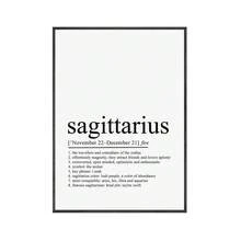 1 件白羊座星座印刷品星座定义星座名言海报印刷品帆布画墙壁艺术图片客厅家居装饰无框架 - 彩色 - 查看 10