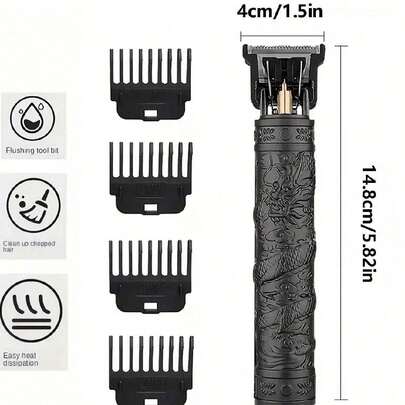 WEEME Cortadora de pelo eléctrica, recortadora de pelo recargable, afeitadora eléctrica, maquinilla de afeitar para cabeza rapada, carga rápida, portátil, multifuncional, profesional, nuevo modelo