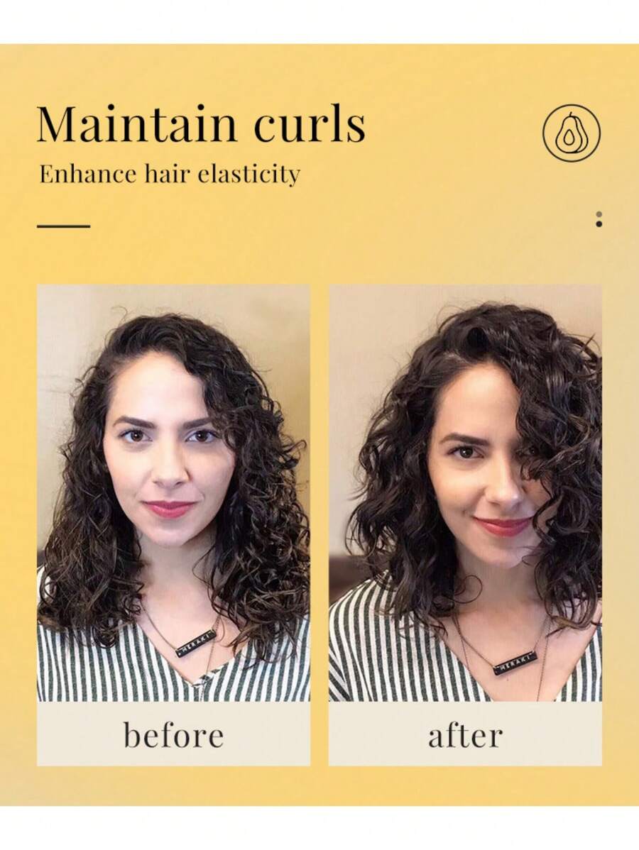 PURC Styling Fluffy Curling Factor Elastin, Gel Cream Curly Hair