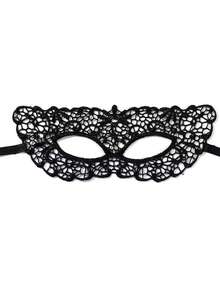 1 件时尚性感配饰猫耳女仆头饰、蕾丝项链面纱、可爱猫/兔耳发带眼罩，适合派对角色扮演 - 情趣貓耳項鍊面罩 - 查看 15