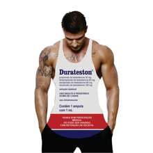 Boyfriend Style Tank Top For Men, Durateston RCM191 - Black - View 1