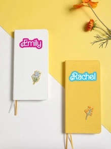 Personalized Custom Name Stickers, Customized Name Stickers, Handheld Stickers, Custom Name Labels, Customized Text Stickers, Vintage Stickers, Water Bottle Stickers, Laptop Stickers, Colorful Stickers Suitable For Birthday, Children's Day, Father's Day, School Graduation, Office, Birthday Gifts, Mother's Day, Father's Day, Weddings, Home Decor, Kitchen Labels, Office, Cafe - The Best Designed Label Stickers