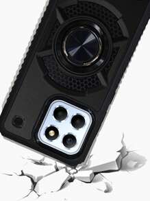 FUNDA USO RUDO CON CLIP O CON ANILLO PARA HONOR X6 HONOR X6S HONOR X8 5G - Negro - Ver 3