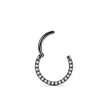 16G 316L不锈钢花朵银色鼻环，雏菊铰链式鼻环，18K镀金穿刺饰品礼品 - 多色 - 查看 5