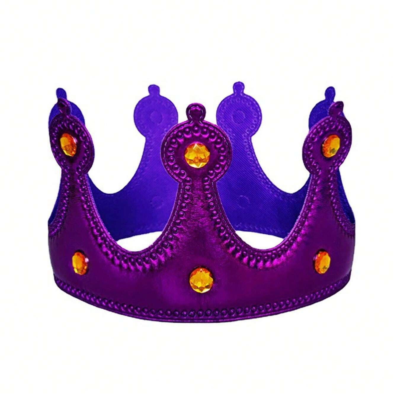 King Emperor Cosplay Costume Purpe Pleuche Cloak With Robe Crown