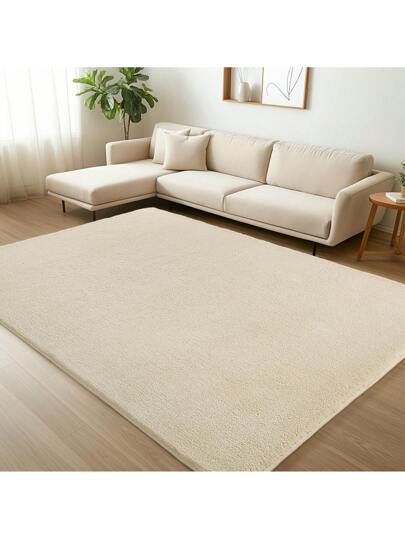 Short Pile Effen Tapijt Living Room Washable Zachte Non Slip Children's Girl Boy Bedroom Carpets Area Fluffy Mat view 7